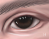h. dark brown eyes