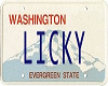 {SH} Licky License