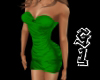 Sexy green dress