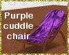(MR) Purple cuddle chair