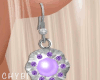 C~Purple Angel Earrings