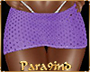 P9)EVA" Lilac Mini Skirt