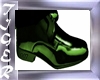 Zapato verde vestir cab