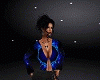blue flower blouse