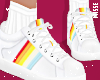 n| Rainbow White Shoes