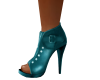 B.F Studded Boots Teal