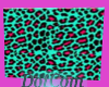Pink Cheetah Print Rug