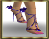 Purple Sparkle Bow Shoes
