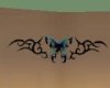 Teal Tribal butterfly
