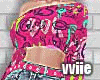 v.e Pink Denim BR Set