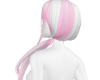Pink and White Pigtails
