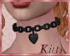 Kitts*B Heart Tag Collar
