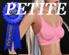 Petite sports bra pink