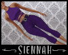 Dark Purple Capri Fit