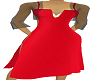 {D}Red dress