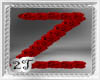 ~2T~ Z Letter Red Rose