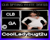 CLB SPRING WHITE DRESS