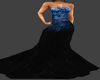 Blue& Black Elegant Gown