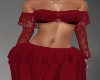 SM Red Lace Top