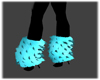 Furry Boot ~ Turquoise