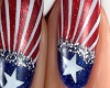 *C* 4th Of July Nails
