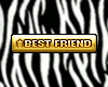 best friend button/tag
