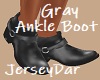 Gray Ankle Boot