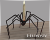 H. Spider Candle Black