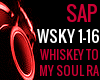 WHISKEY TO MY SOUL ROAN