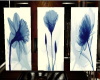 ~Blue Flowers Wall Art~