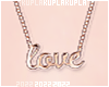 $K Love Gold Chain