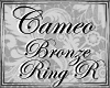 `SC Cameo Ring Bronze R