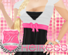 -H-Bell Dress Pink/Black