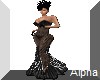 AO~Z Black Designer Gown