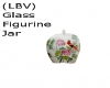 (LBV) Glass Figurine Jar