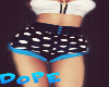 $ Blue PolkaDot Shorts