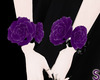 [S] Purple rose bracelet