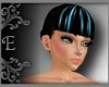 E|: PVC Bangs Blue