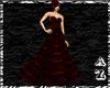 Burgundy Evening Gown