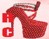 RC RED ANA POKEDOT PUMPS