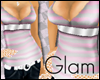 ~G~ Pink/grey StipedTop