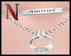 Amitiel Name Necklace