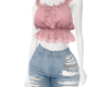 Top Pink and Jeans