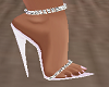 White Shoes w Anklets
