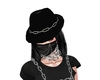 Black Chain Hat