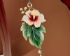 Hibiscus Gold Earrings