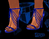 SL Sapphire Spike Heels