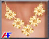 AF. Flower Gold Necklace