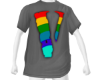 grayYEE rainbow Tshirt