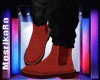 Red Fall Boots Male